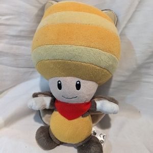 Super Mario Bros Toad Yellow Official Nintendo Video Game 8” Plush
